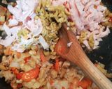 Foto del paso 3 de la receta Berenjenas rellenas con un toque navideño 🎄