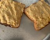 A picture of step 5 of Raw banana sweet potato toast chat!.