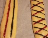 Une image de l'étape 2 de Kroki à la confiture et sucre glace.