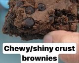 Foto langkah ke 6 dari resep Brownies chewy crust/fudgy brownies/brownies panggang.