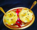 A picture of step 6 of Ras Malai.