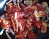 Foto del paso 1 de la receta: Pasta con bacon y champiñones
