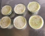 Une image de l'étape 8 de Crèmes desserts pistache et cacahuètes.