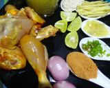 A picture of step 1 of Chicken nihari.