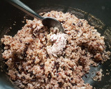 Foto del paso 6 de la receta: Cena ligera de ensalada de quinoa, lechuga hoja de roble y huevo