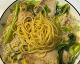 蒜香奶油鯛魚義大利麵的食譜步驟9照片