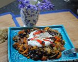 A picture of step 13 of Turkish Grilled eggplant salad with yogurt-mint sauce.