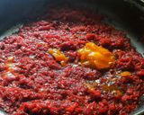 A picture of step 3 of Beetroot Halwa.