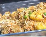 A picture of step 11 of Anokhi biryani.