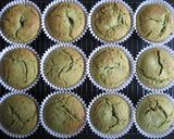A picture of step 4 of Azuki Stuffed Matcha Cupcakes.