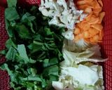 Foto langkah ke 1 dari resep Orak arik sayur + Sosis + Telur.