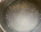 A picture of step 1 of Taro sago in Coconut.