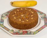 A picture of step 14 of Banana Sooji Cake.