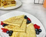A picture of step 7 of Cheesy beef crepes.