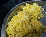 A picture of step 1 of Corn Tikki Burger.