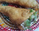 A picture of step 3 of Cone chaat🍦.