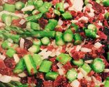 Foto del paso 1 de la receta Risotto de espárragos trigueros y Cecina