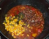 A picture of step 3 of Mexican Rice.