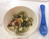 Foto langkah ke 4 dari resep Fusilli with garlic butter dory (mpasi 10 bulan).