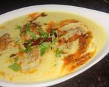 A picture of step 7 of Kadhi Pakauda.