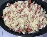 A picture of step 15 of Turnip and Potato Gratin with Mini Pork Sausages.