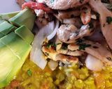 A picture of step 5 of Green Peas with Sautéed Chicken Breast.