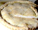 Foto del passaggio 4 della ricetta Torta salata con farina di tipo 1 e 00, prosciutto e formaggio