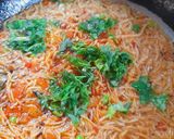 A picture of step 4 of Vermicelli upma.