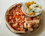 Foto langkah ke 7 dari resep Simpel Pizza buat yang lagi diet, 10 menit saja.