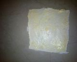 A picture of step 3 of No bake cinnamon rolls.