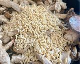 Une image de l'étape 3 de Orzo crémeux poulet / champignons / parmesan 🐓🍄🟫.