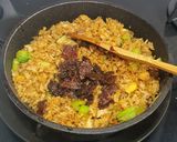 Foto langkah ke 3 dari resep Nasi goreng dendeng sapi.