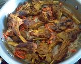 A picture of step 9 of Afghani pulao.