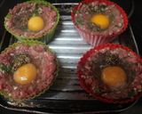 Foto del paso 6 de la receta: Cestitas de carne picada con secreto de huevo