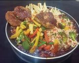 A picture of step 5 of Veg Sizzler In Tawa.