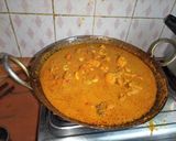 A picture of step 10 of Kadhai chicken.