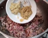 A picture of step 2 of Lobia Qeema (black eyed beans with mince).