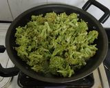 A picture of step 2 of Broccoli fry.