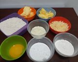 Foto langkah ke 1 dari resep Putri Salju keju.