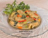 A picture of step 10 of Green Chicken Curry.