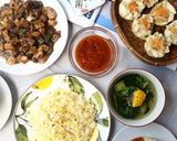 Foto langkah ke 7 dari resep Siomay Ayam & Saus Asam Pedas.