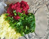 A picture of step 3 of Spinach Oats Tikki.
