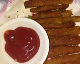 A picture of step 5 of Potato finger strips.