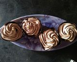 A picture of step 6 of Chocolate mousse in chocolate cups.