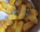 A picture of step 2 of Potato fry.