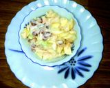 A picture of step 4 of Creamy Pasta Fruit Salad.