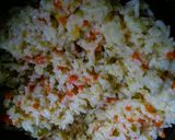 Foto del paso 6 de la receta: Arroz con vegetales para sushi!