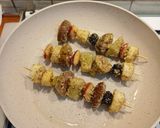 Grillezett gyümölcsnyársak recept fázis 3 fotója