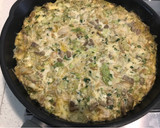 Foto del paso 3 de la receta: Tortilla de lechuga con berenjena asada a la andaluza