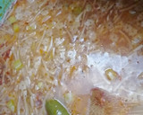 Foto del paso 2 de la receta: Sopa de fideo y estrella acompañada de verdolagas